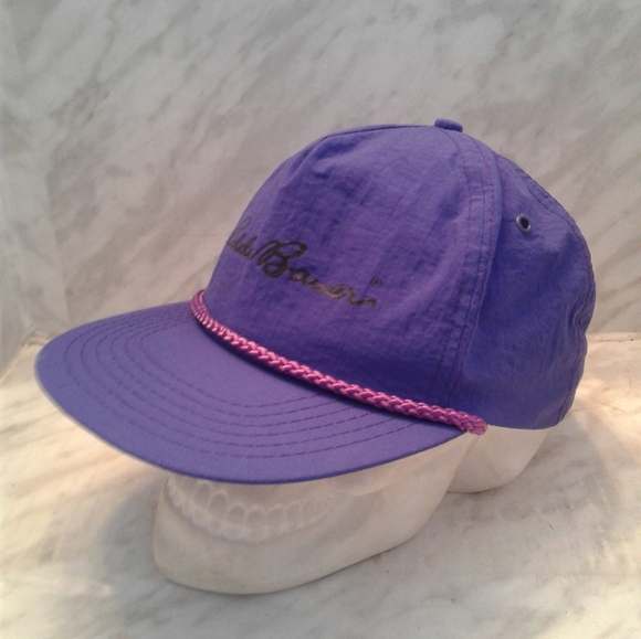 Vintage Eddie Bauer Outdoor Outfitter Snapback Hat Captain cap adjustable unisex - Picture 5 of 6